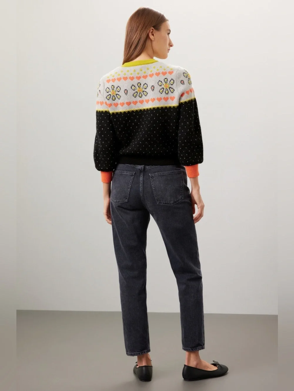 kate spade new york Embroidered Fair Isle Sweater